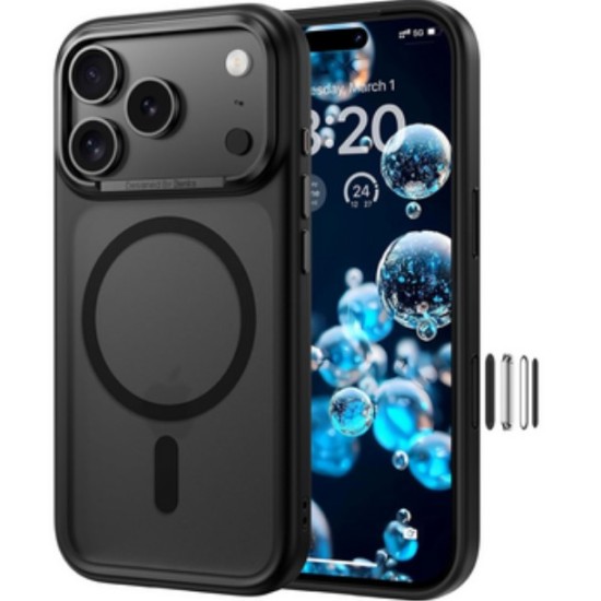 Benks Magnetic Mist Case Metal Frame (0070) for Iphone 17 Pro Max black (Camera Control Button)