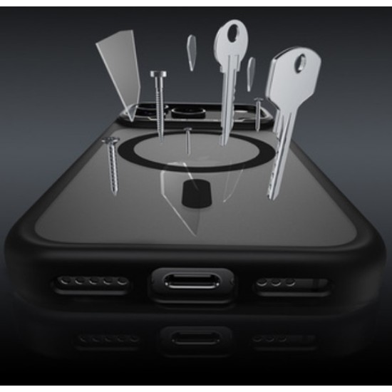 Benks Magnetic Mist Case Metal Frame (0070) for Iphone 17 Pro Max black (Camera Control Button)