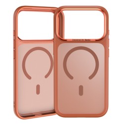 Benks Magnetic Mist Case Metal Frame (A069) for Iphone 17 Pro orange (Camera Control Button)