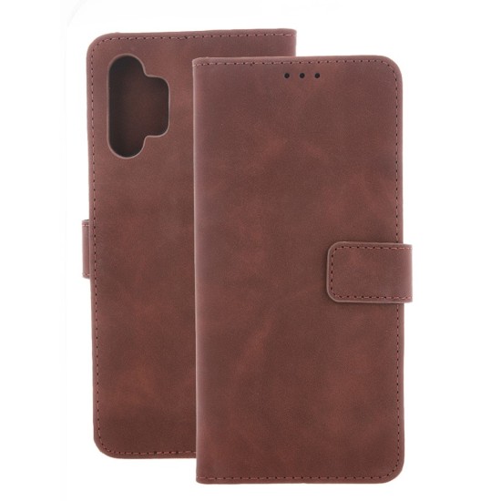Smart Velvet case for Samsung Galaxy A16 4G / A16 5G brown