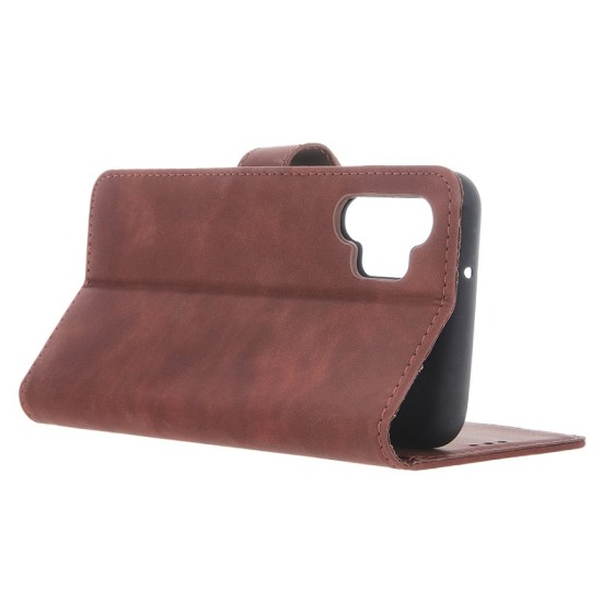Smart Velvet case for Samsung Galaxy A16 4G / A16 5G brown