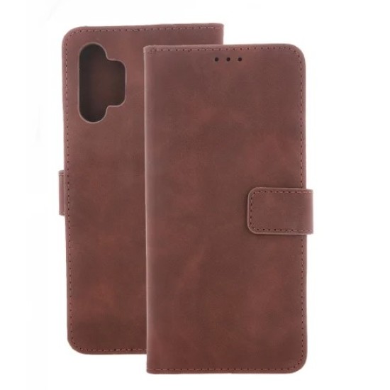Smart Velvet case for Samsung Galaxy A17 4G / A17 5G brown