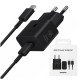 Φορτιστής Samsung Super Fast Charging EPT2510XBEGEU 25W USB-C Μαύρος + Καλώδιο USB-C σε USB-C Μαύρο