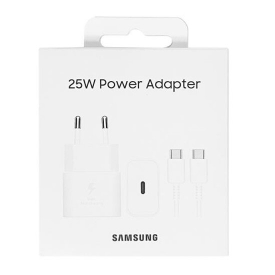 Samsung Travel Charger 25W (EP-T2510X) με καλώδιο Type-C-Type-C 1m White- EU