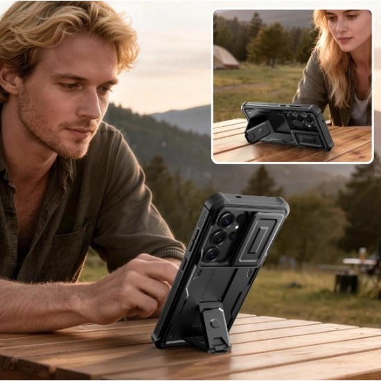 Tech-Protect Kevlar Cam+ Samsung Galaxy S26 Ultra Black