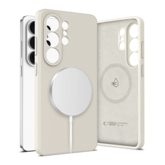Tech-Protect Silicone MagSafe Samsung Galaxy S26 Ultra Cosmic Latte
