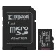 Kingston Canvas Select Plus microSDXC 64GB Class 10 U1 V10 A1 με αντάπτορα