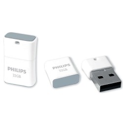 Philips Pico 32GB USB 2.0 Stick Γκρι