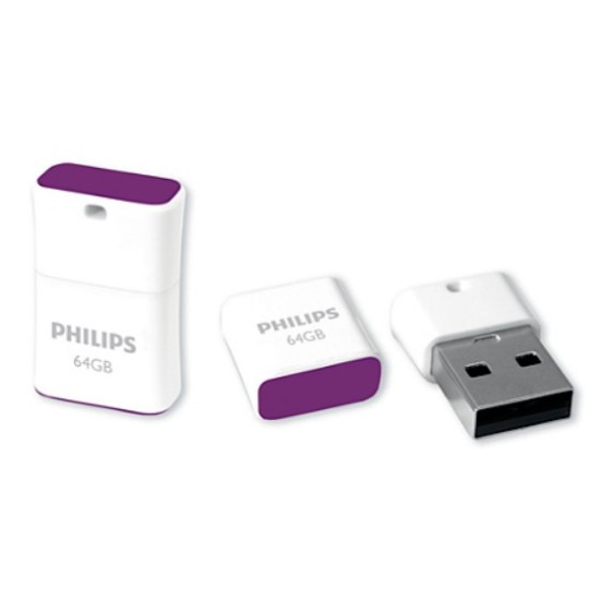 Philips Pico 64GB USB 2.0 Purple