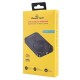 POWERTECH power bank με οθόνη PT-1416, 10000mah, magnetic wireless, 22.5W, μαύρο