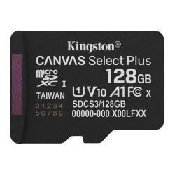 KINGSTON SDCS3/128GBSP CANVAS SELECT PLUS GEN3 128GB MICRO SDXC 150MB/S A1