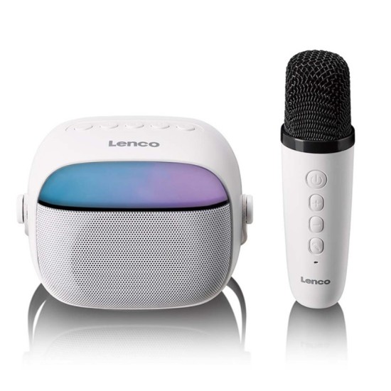 LENCO BTC-020WH Ηχείο Bluetooth με ασύρματο μικρόφωνο