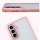 Bizon Angelo Pack Samsung Galaxy A57 5G, smoky with a light pink frame
