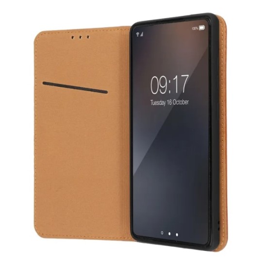 SMART PRO Book leather case for XIAOMI Redmi Note 15 5G brown