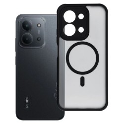 Case for Xiaomi Redmi 15C Full Matte Mag Cover compatible with MagSafe black