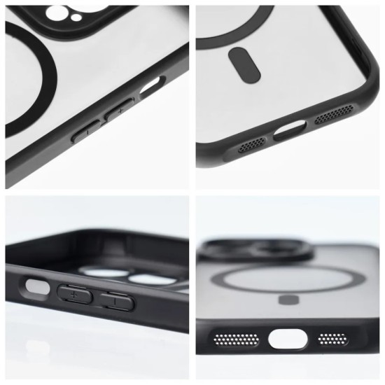 Case for Xiaomi Redmi 15C Full Matte Mag Cover compatible with MagSafe black