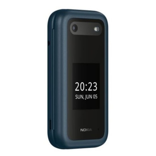 Nokia 2660 Flip Dual SIM Κινητό με Κουμπιά Μπλε