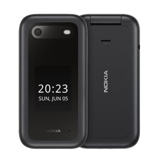 Nokia 2660 Flip Dual SIM Κινητό με Κουμπιά Μαύρο