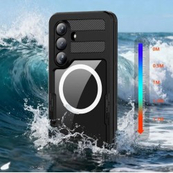 Shellbox MARS IP68 Waterproof MagSafe Case - Αδιάβροχη Θήκη Black Samsung Galaxy S26