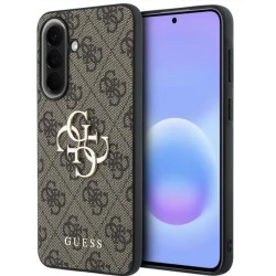 Guess Leather 4G Metal Logo για Samsung Galaxy A57 5G καφέ