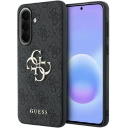 Guess Leather 4G Metal Logo για Samsung Galaxy A37 5G μαύρο