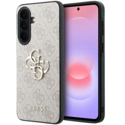 Guess Leather 4G Metal Logo για Samsung Galaxy A37 5G ροζ