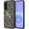 Guess Leather 4G Metal Logo για Samsung Galaxy A37 5G καφέ