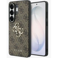 Guess 4G Big Metal Logo Back Cover Πλαστικό Καφέ (Galaxy S26 Ultra)