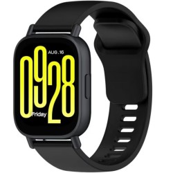 Bizon Strap Watch Silicone Xiaomi Redmi Watch 5 Lite / 5 Active black Bizon Strap Watch Silicone Xiaomi Redmi Watch 5 Lite / 5 Active black