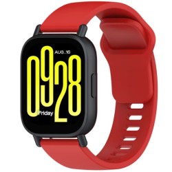 Bizon Strap Watch Silicone Xiaomi Redmi Watch 5 Lite / 5 Active red Bizon Strap Watch Silicone Xiaomi Redmi Watch 5 Lite / 5 Active red