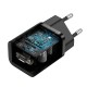 Baseus Γρήγορος Φορτιστής Τοίχου Super Si 1C USB Type-C 25W PD 3A 1m Μαύρο
