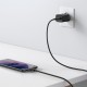 Baseus Γρήγορος Φορτιστής Τοίχου Super Si 1C USB Type-C 25W PD 3A 1m Μαύρο