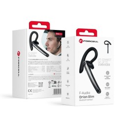 Wireless mono headset (ENC, Multipoint, BT 6.0 + EDR, 90mah) FORCELL Orion Slim black Wireless mono headset (ENC, Multipoint, BT 6.0 + EDR, 90mah) FORCELL Orion Slim black