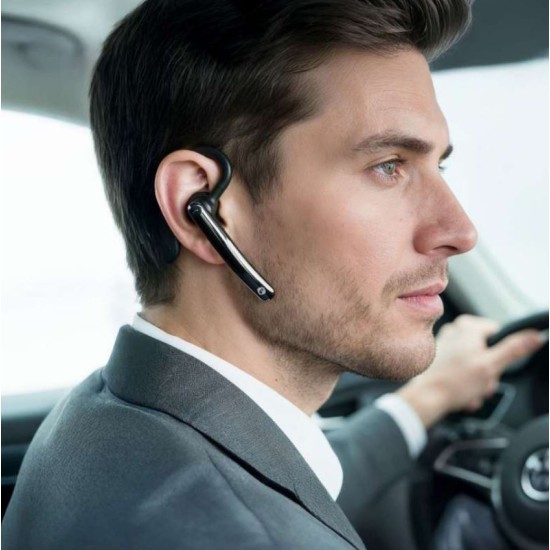 Wireless mono headset (ENC, Multipoint, BT 6.0 + EDR, 90mah) FORCELL Orion Slim black