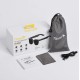 Smart AI glasses with music and recording, black glass, TITMO G-200, black