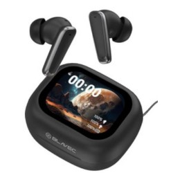 Blavec Bluetooth TWS Earphones BW-07 Live with LCD display (BW07L-B) black Blavec Bluetooth TWS Earphones BW-07 Live with LCD display (BW07L-B) black