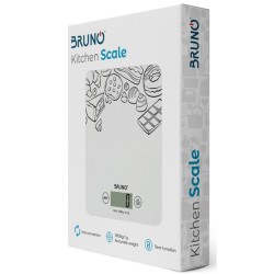 Bruno ψηφιακή ζυγαριά κουζίνας BRN-0060, έως 5kg, λευκή