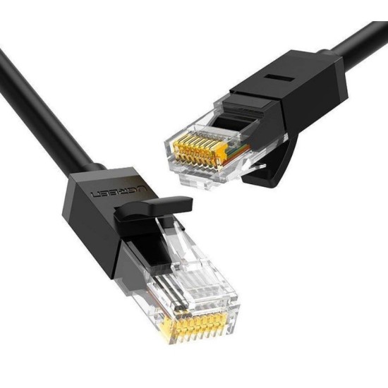 Ugreen Ethernet patchcord cable RJ45 Cat 6 UTP 1000Mbps 3m (20161) Μαύρο