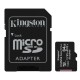 Kingston SDCS2/64GB CANVAS SELECT Plus 64GB Micro SDXC 100R A1 C10 CARD + SD Adapter