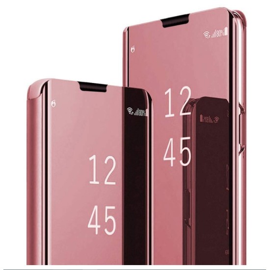 Clear View Cover Xiaomi Redmi Note 10 5G / Poco M3 Pro / Poco M3 Pro 5G Ροζ Clear View Cover Xiaomi Redmi Note 10 5G / Poco M3 Pro / Poco M3 Pro 5G Ροζ