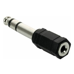 Powertech αντάπτορας 2.5mm σε 3.5mm CAB-J014, 5τμχ Μαύρο