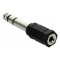 Powertech αντάπτορας 2.5mm σε 3.5mm CAB-J014, 5τμχ Μαύρο
