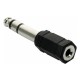Powertech αντάπτορας 2.5mm σε 3.5mm CAB-J014, 5τμχ Μαύρο
