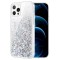 Back Case Liquid Sparkle TPU iPhone 12 / 12 Pro 6.1 Ασημί