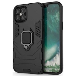 Back Case Survival RIng iPhone 12 / iPhone 12 Pro 6,1' Μαύρο