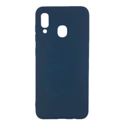 Back Case Smooth Samsung A20S Σκούρο Μπλε