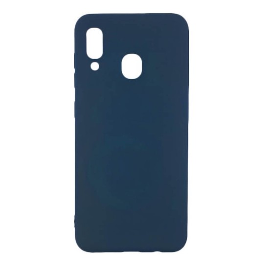 Back Case Smooth Samsung A20S Σκούρο Μπλε