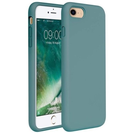 Back Case Matt iPhone 7 / 8 / SE 2020 Γκρι / Μπλε