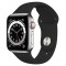 Rockrose band σιλικόνης Rough Jade για Apple Watch 42/44mm, Μαύρο