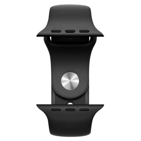 Rockrose band σιλικόνης Rough Jade για Apple Watch 42/44mm, Μαύρο Rockrose band σιλικόνης Rough Jade για Apple Watch 42/44mm, Μαύρο